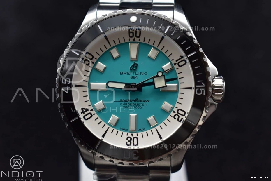 Best Tiffany Blue Bracelet 1:1 Edition 480 on A SS Versatile SuperOcean Automatic TF 44 Dial 0224